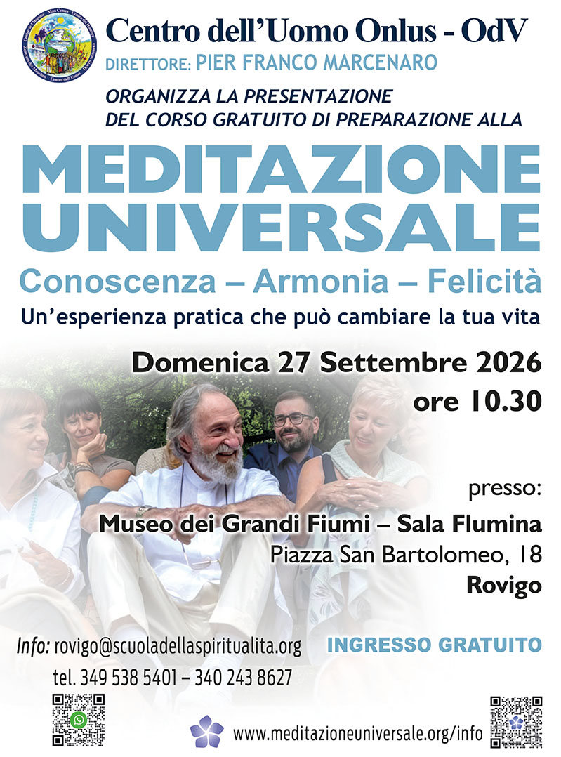 MEDITAZIONE UNIVERSALE - Rovigo